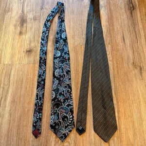 Christian Dior Silk Tie Enrico Venturi Silk Tie Designer Old Money Bundle Of 2